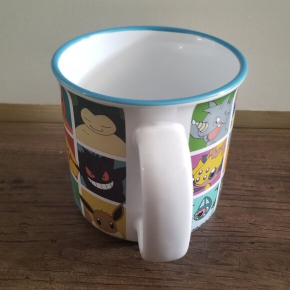Pokemon Ceramic Retro Camper Style Mug (Character Grid print) - Picture 4 of 8